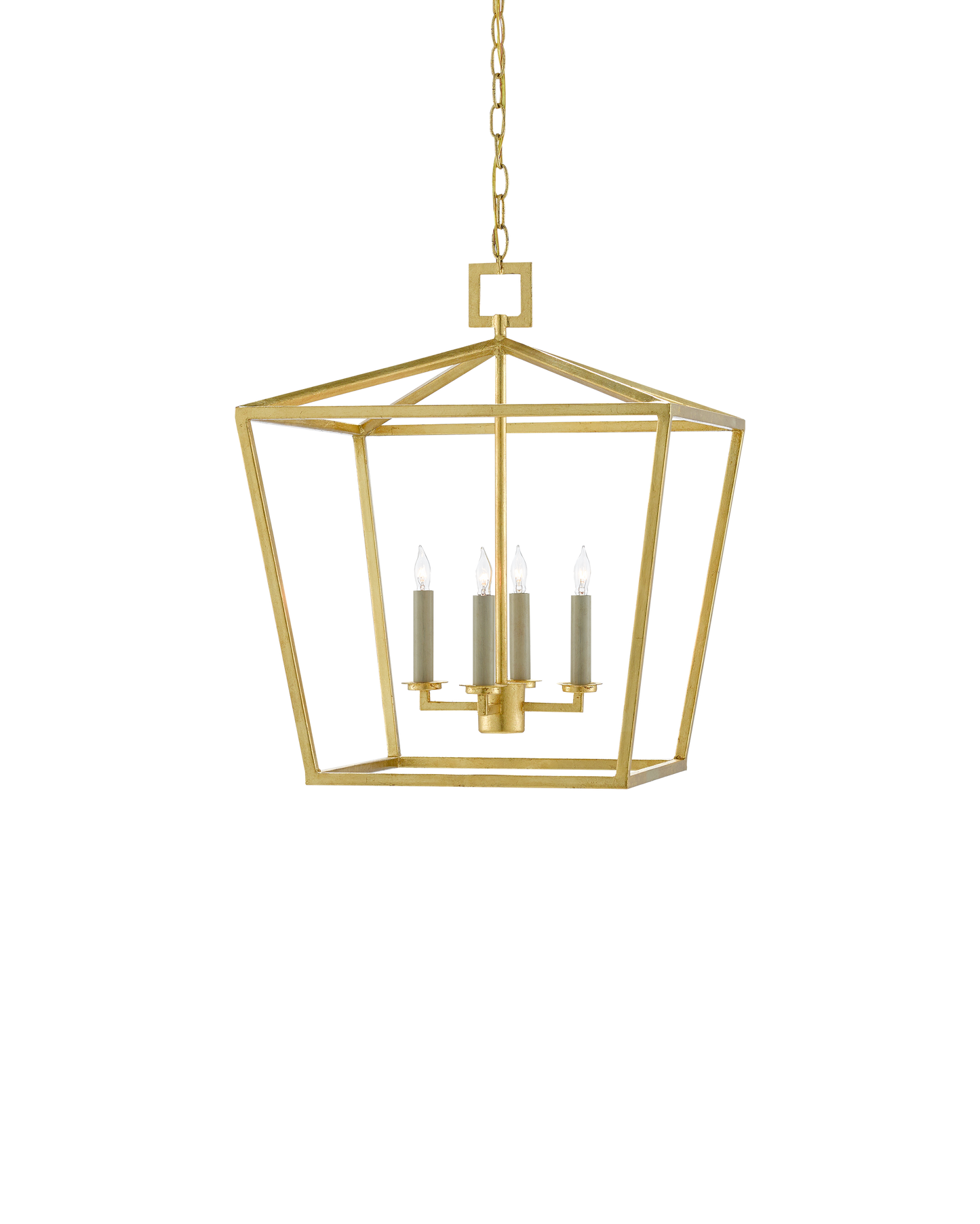 Denison Medium Gold Lantern
