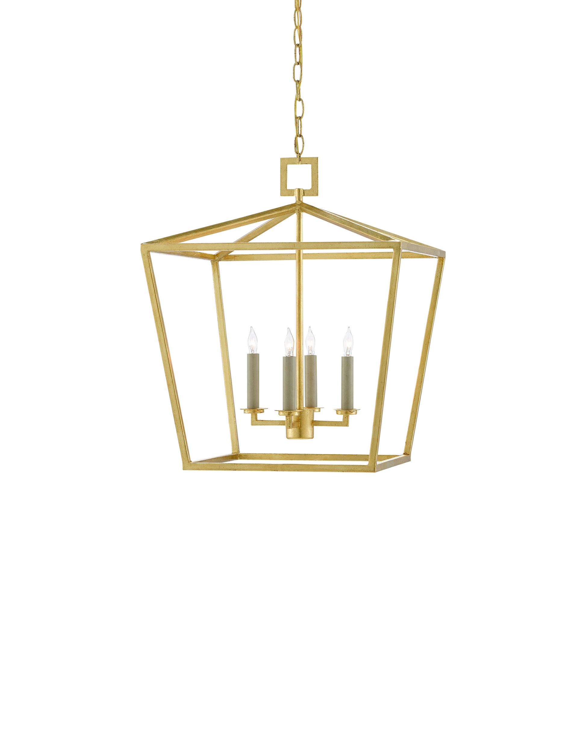 Denison Medium Gold Lantern