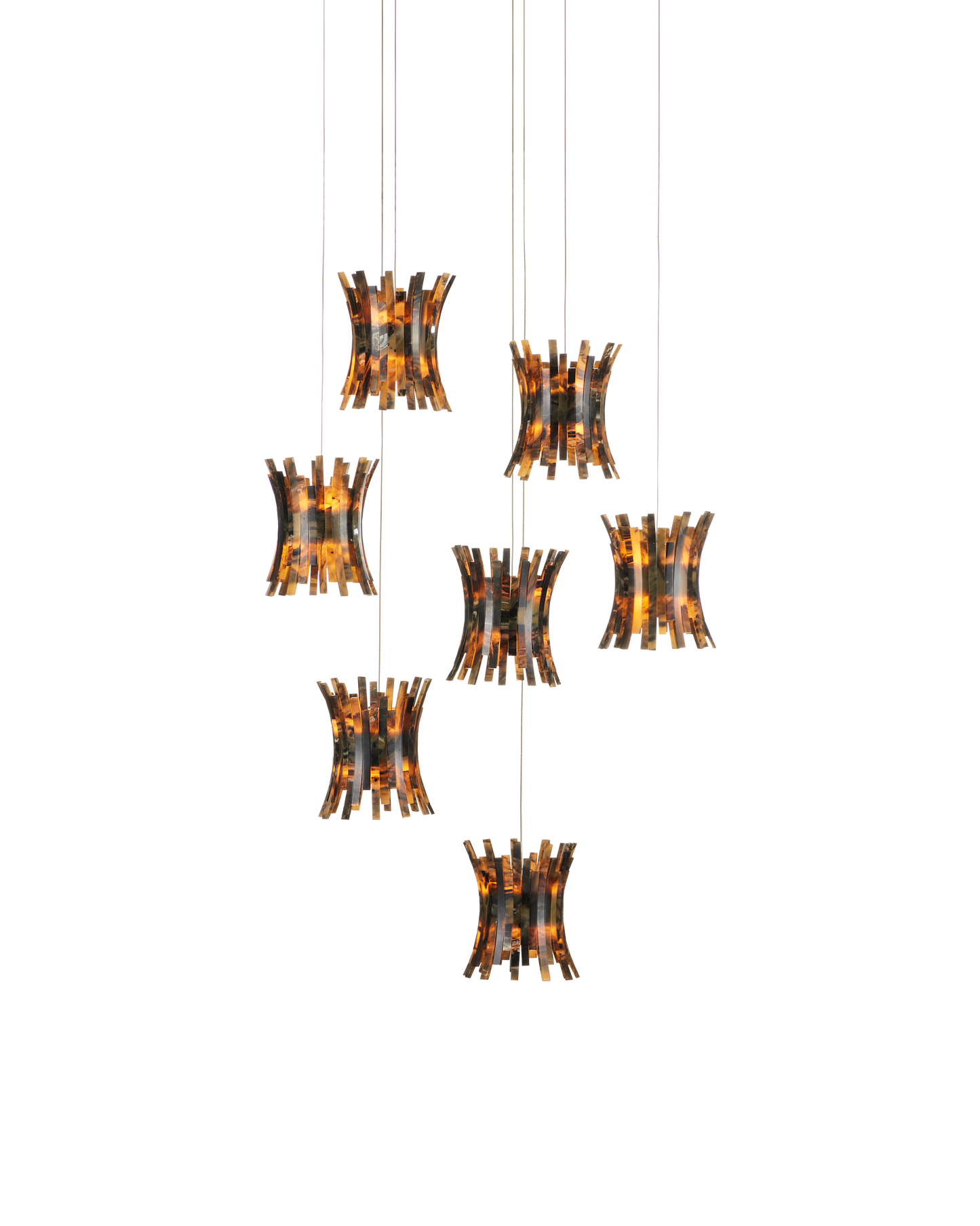 Alsop 7-Light Round Multi-Drop Pendant