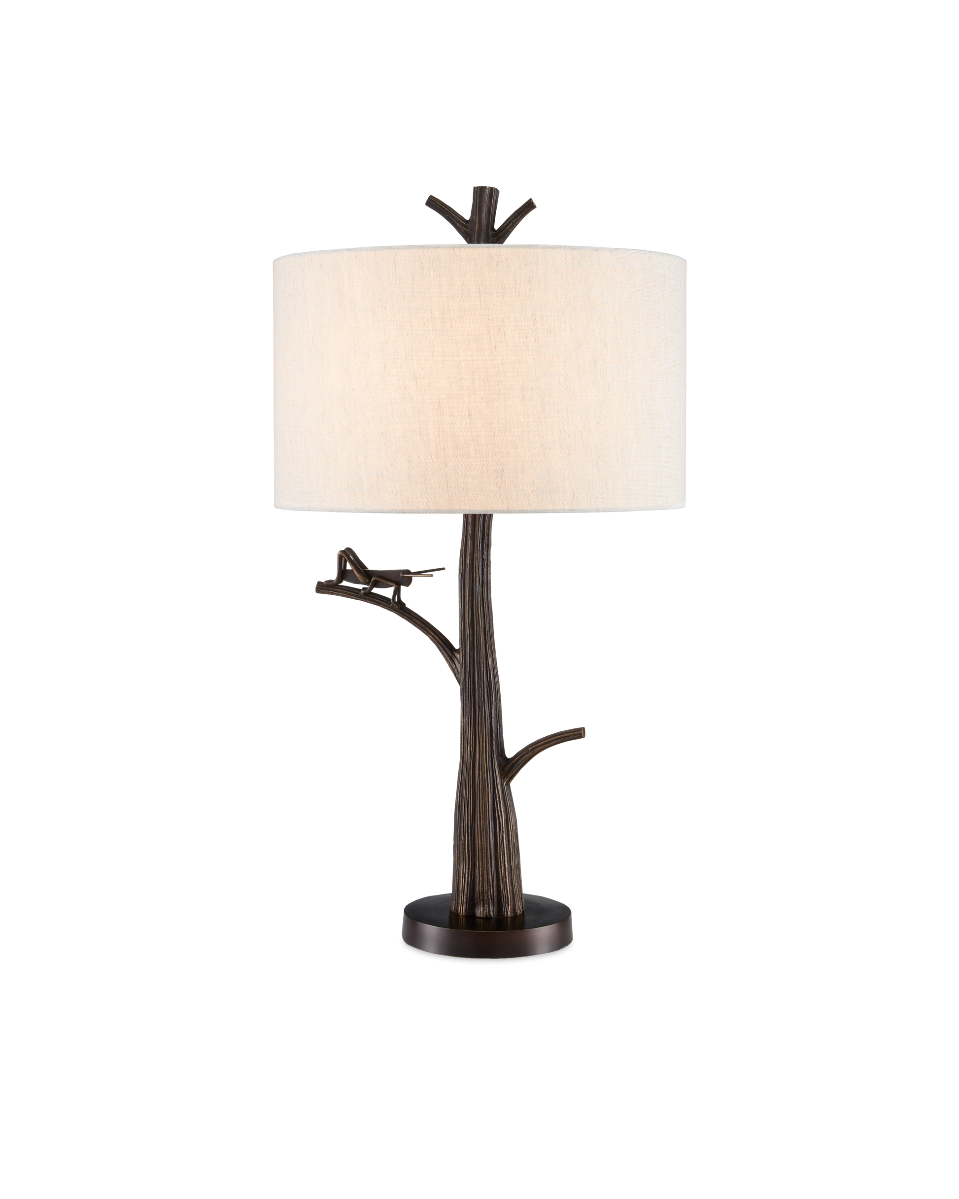 Grasshopper Bronze Table Lamp