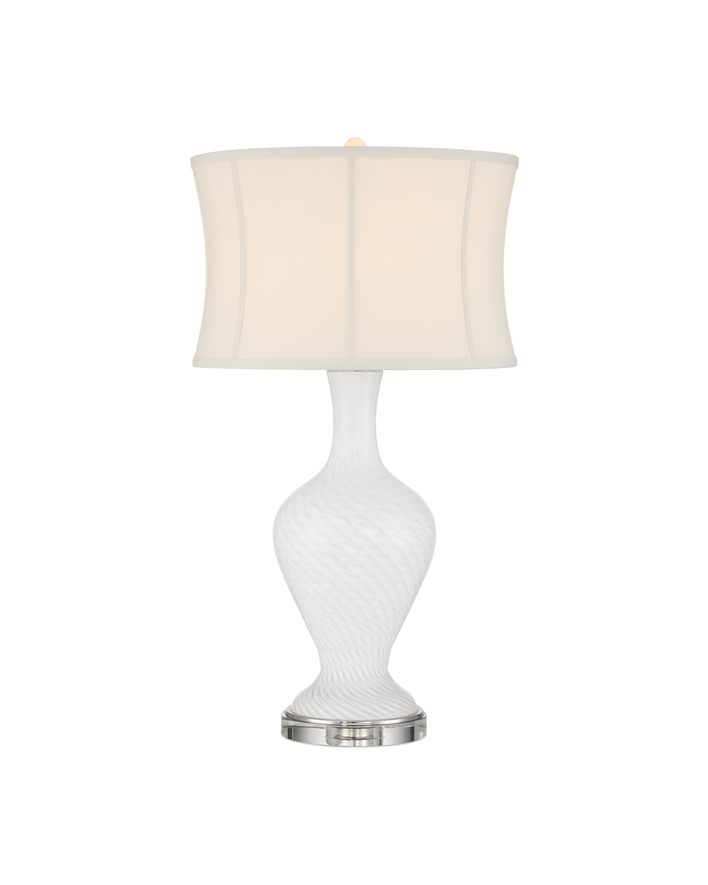 Zeta White Table Lamp