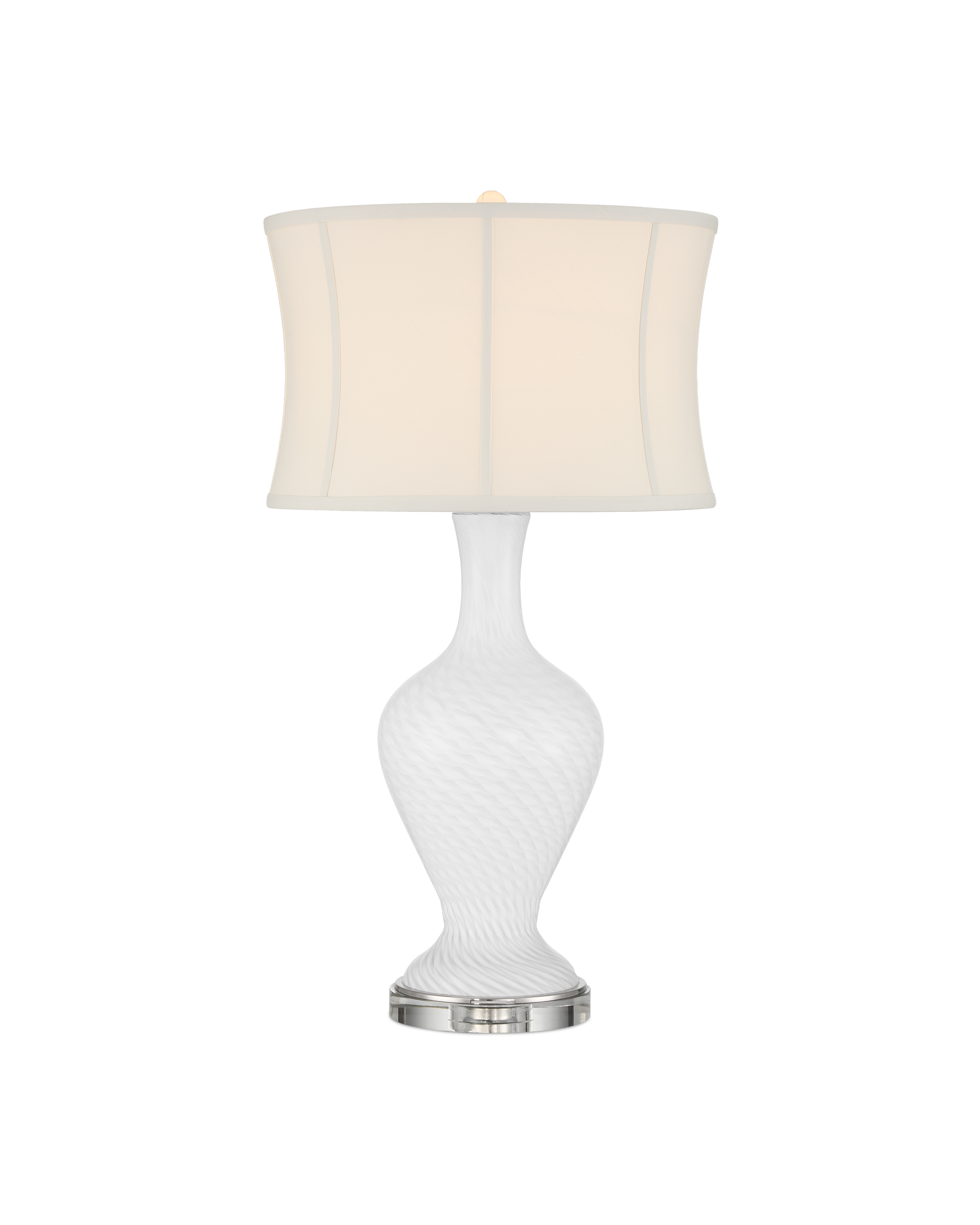 Zeta White Table Lamp