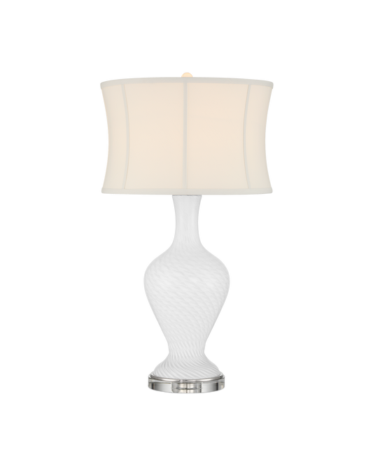 Zeta White Table Lamp
