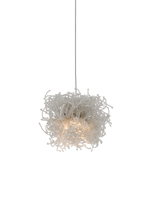 Birds Nest 1-Light Round Multi-Drop Pendant