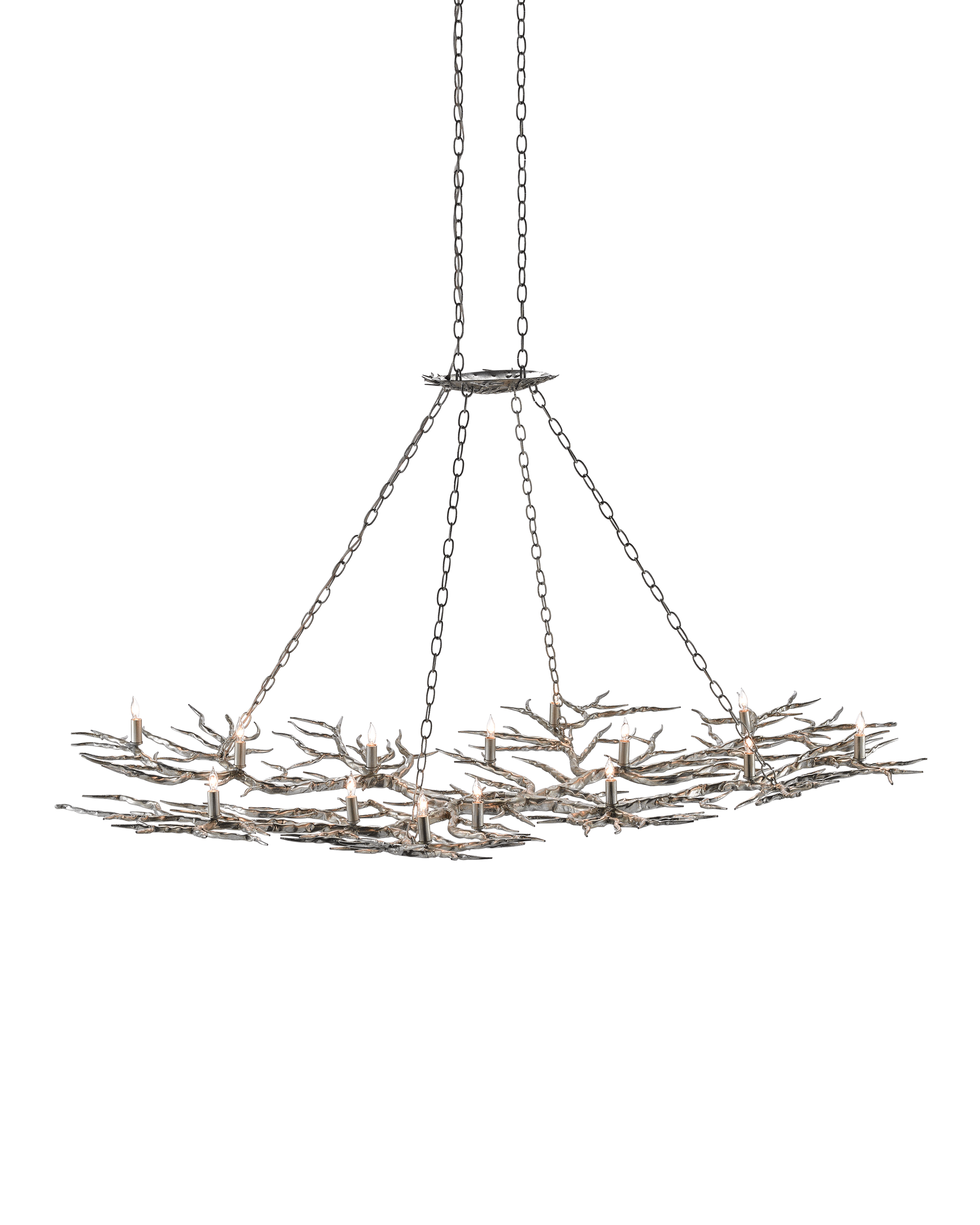Rainforest Large Silver Chandelier