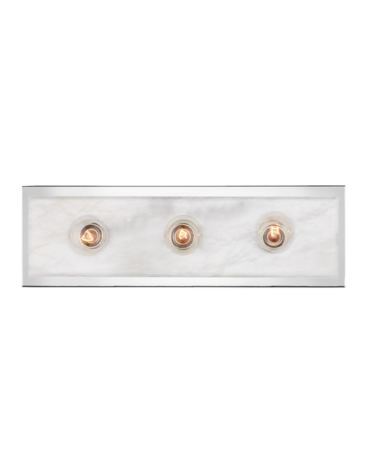 Berdine Medium Nickel Bath Wall Sconce