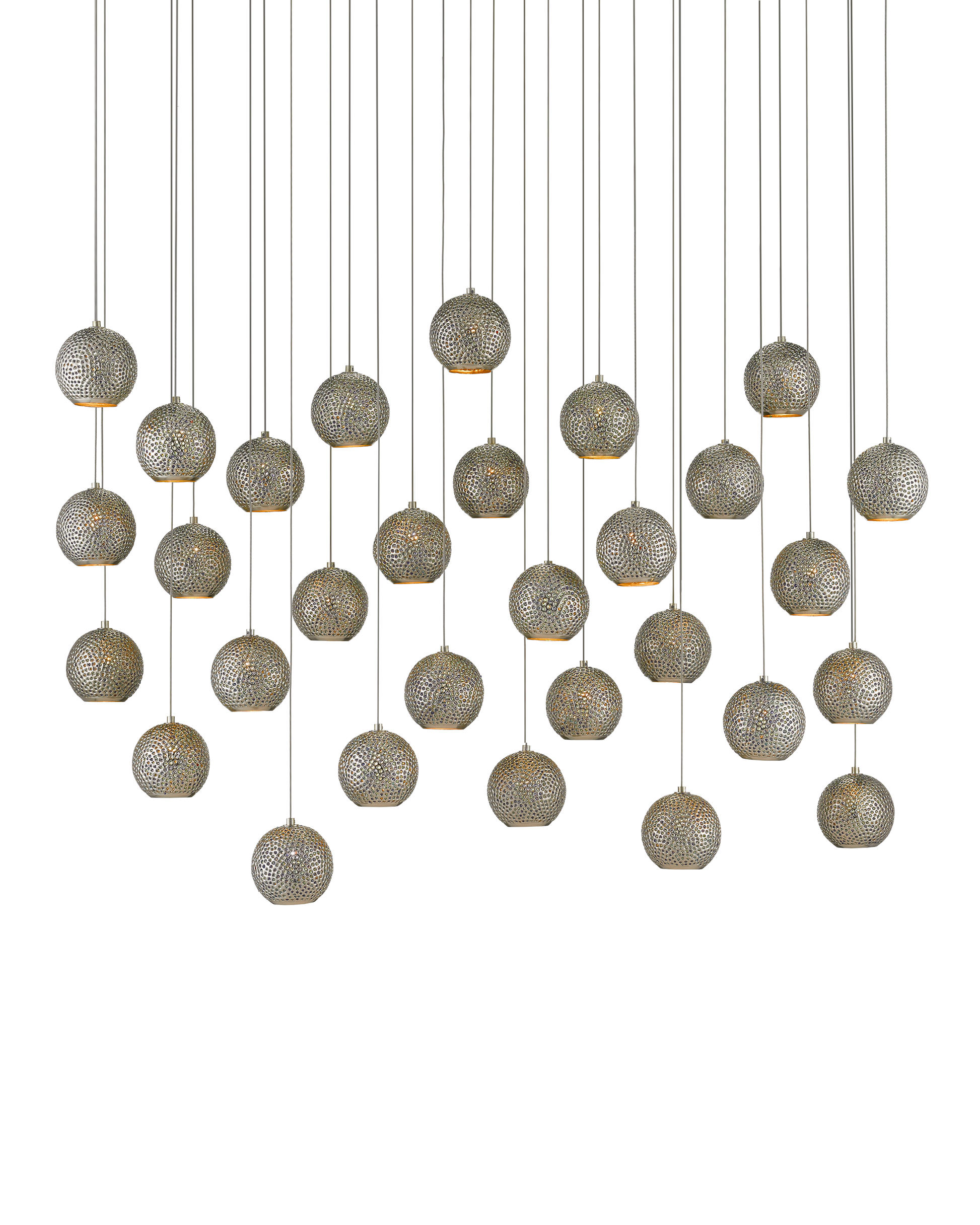 Giro 30-Light Linear Multi-Drop Pendant