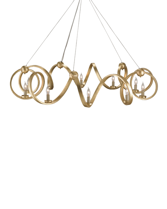 Ringmaster Gold Chandelier