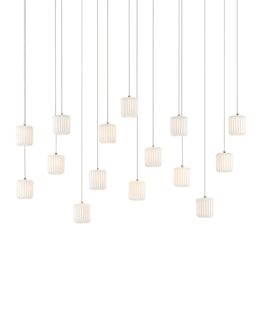 Dove 15-Light Linear Multi-Drop Pendant