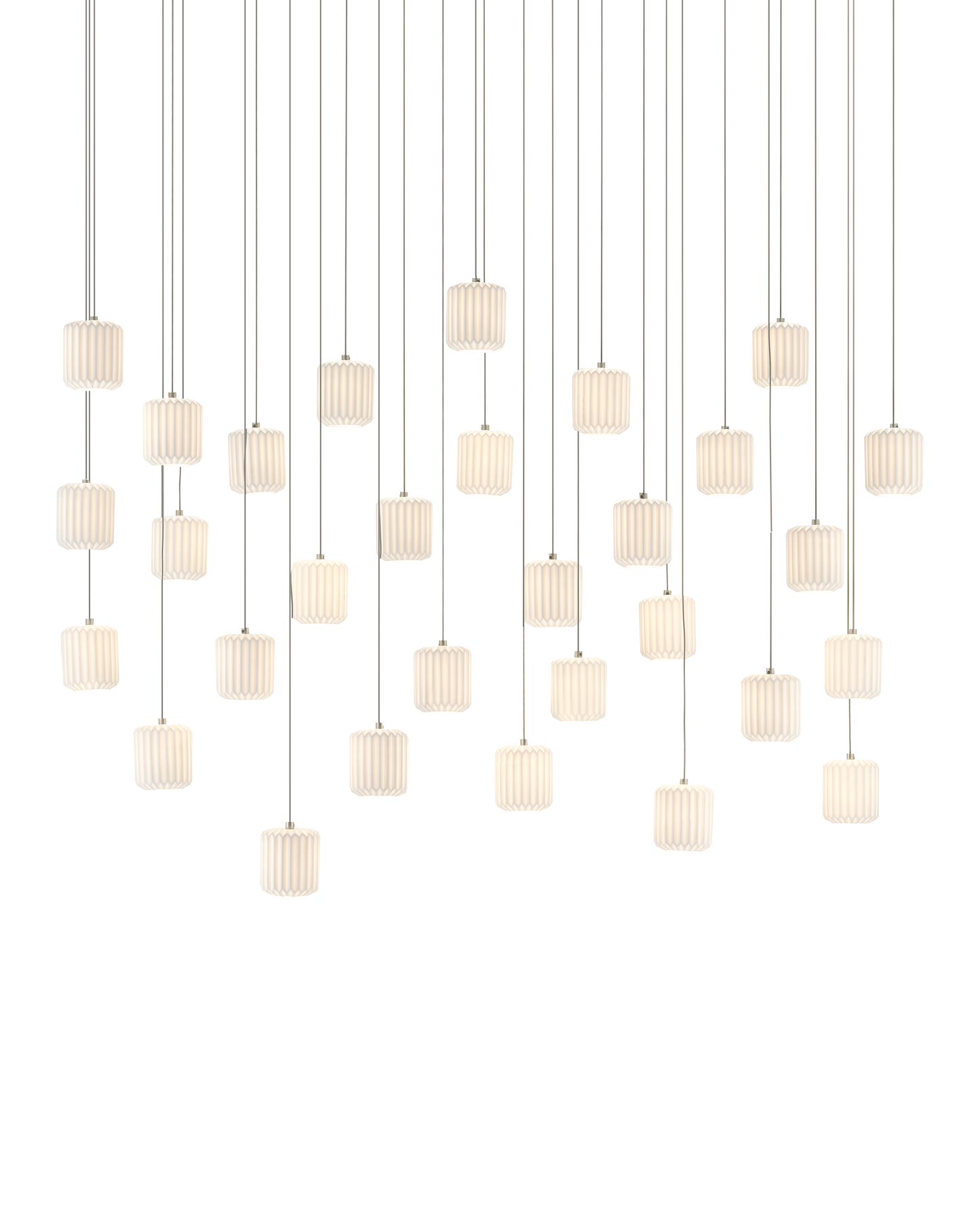 Dove 30-Light Linear Multi-Drop Pendant