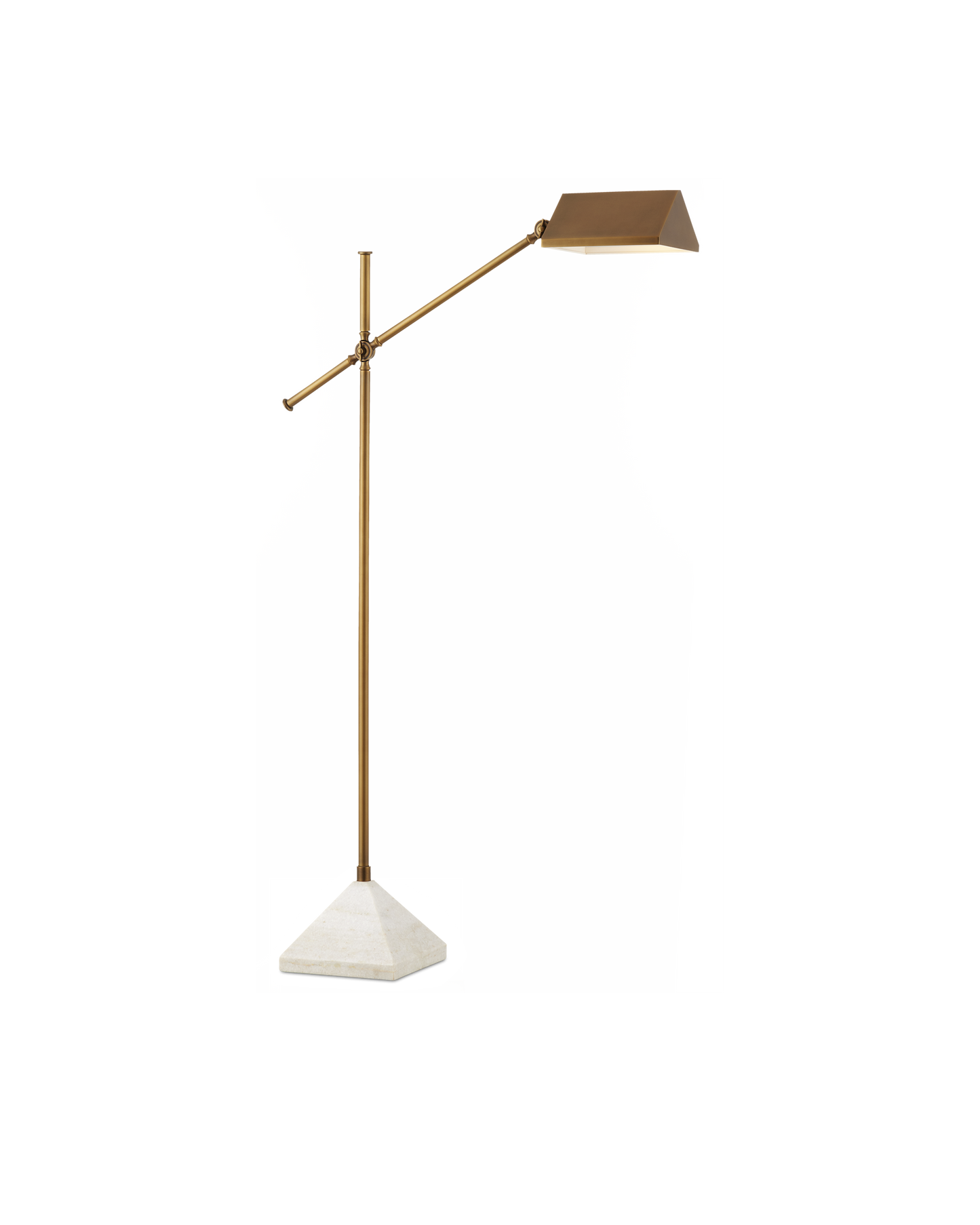 Repertoire Brass Floor Lamp