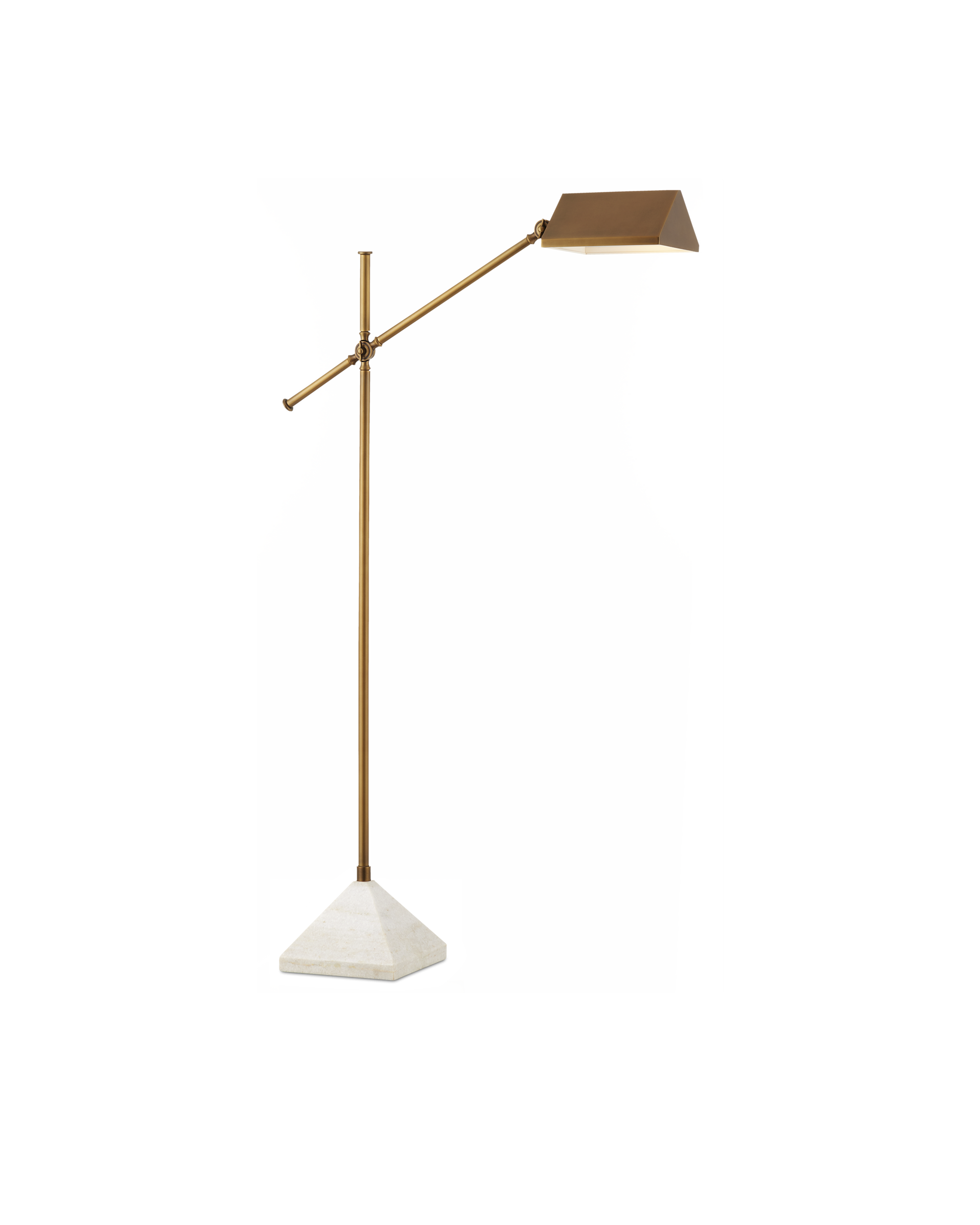 Repertoire Brass Floor Lamp