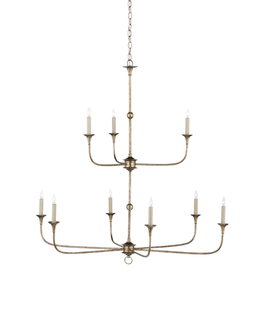 Nottaway Two-Tier Bronze Chandelier