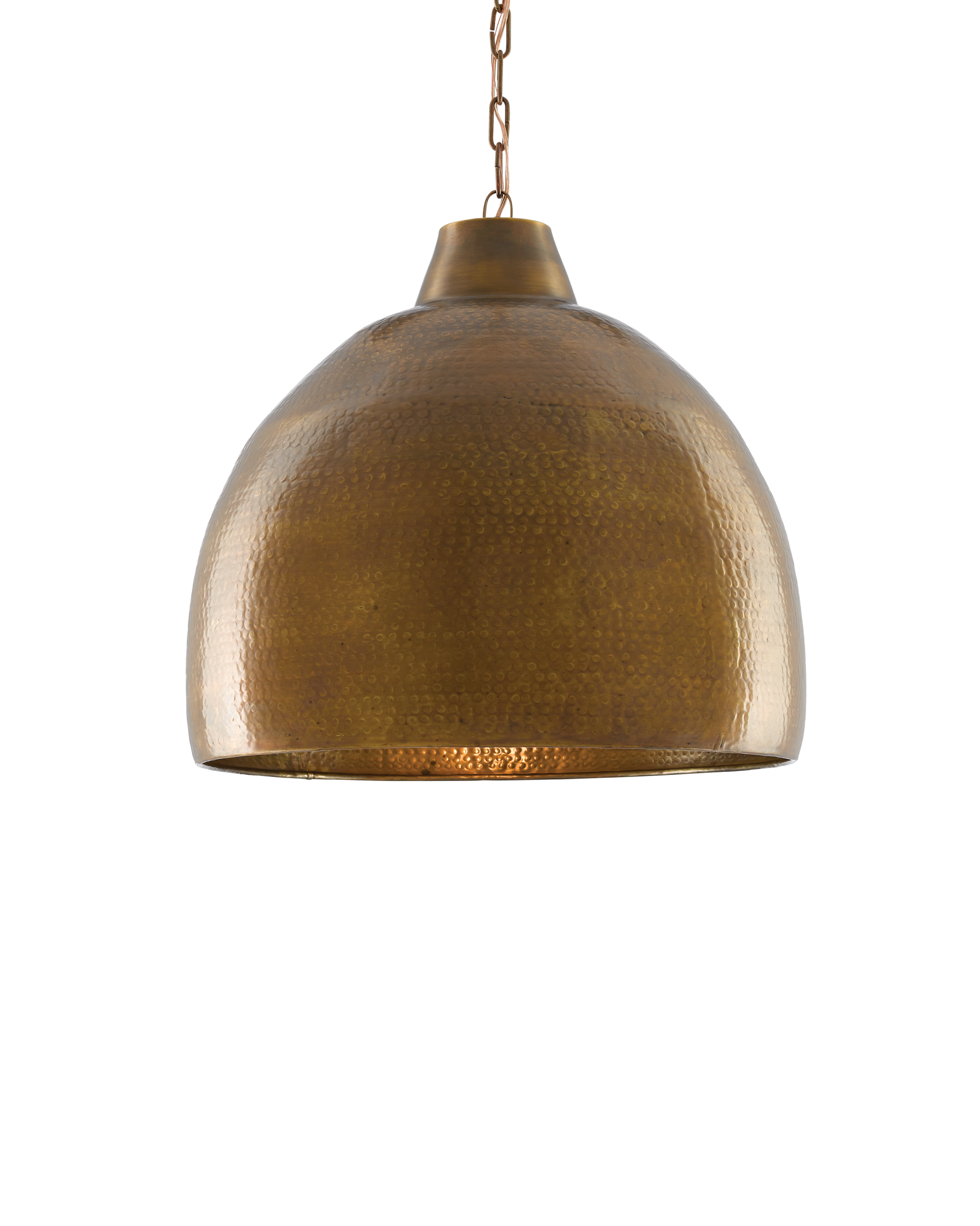 Earthshine Large Brass Pendant