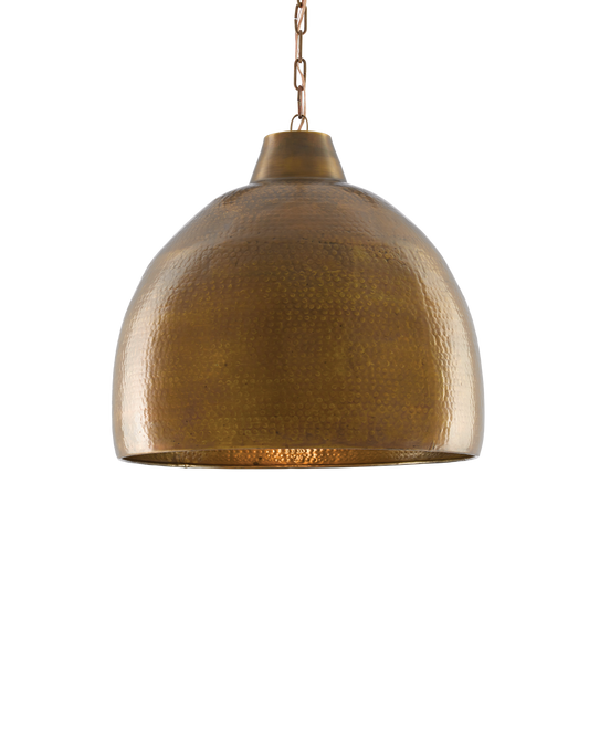 Earthshine Large Brass Pendant