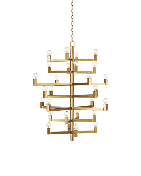 Andre Medium Brass Chandelier