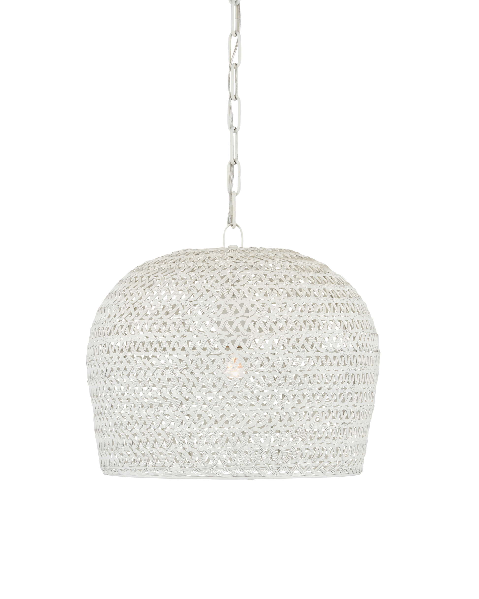 Piero Small White Pendant