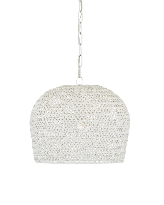 Piero Small White Pendant