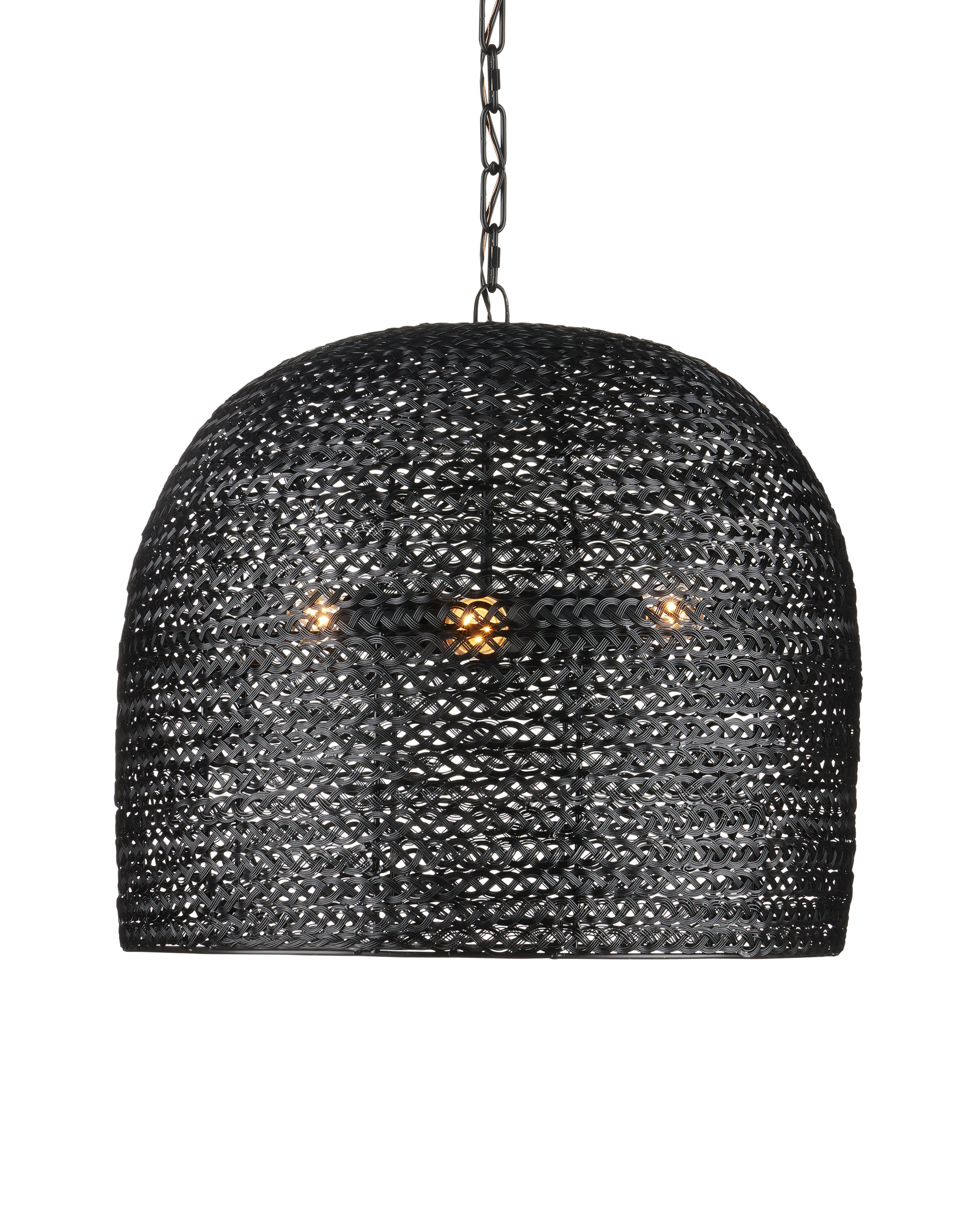 Piero Medium Black Chandelier