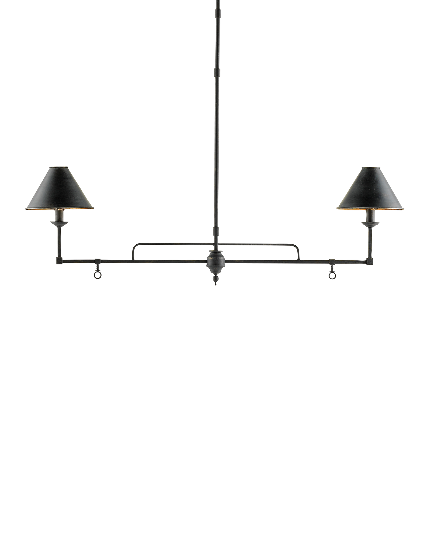 Prosperity Black Rectangular Chandelier