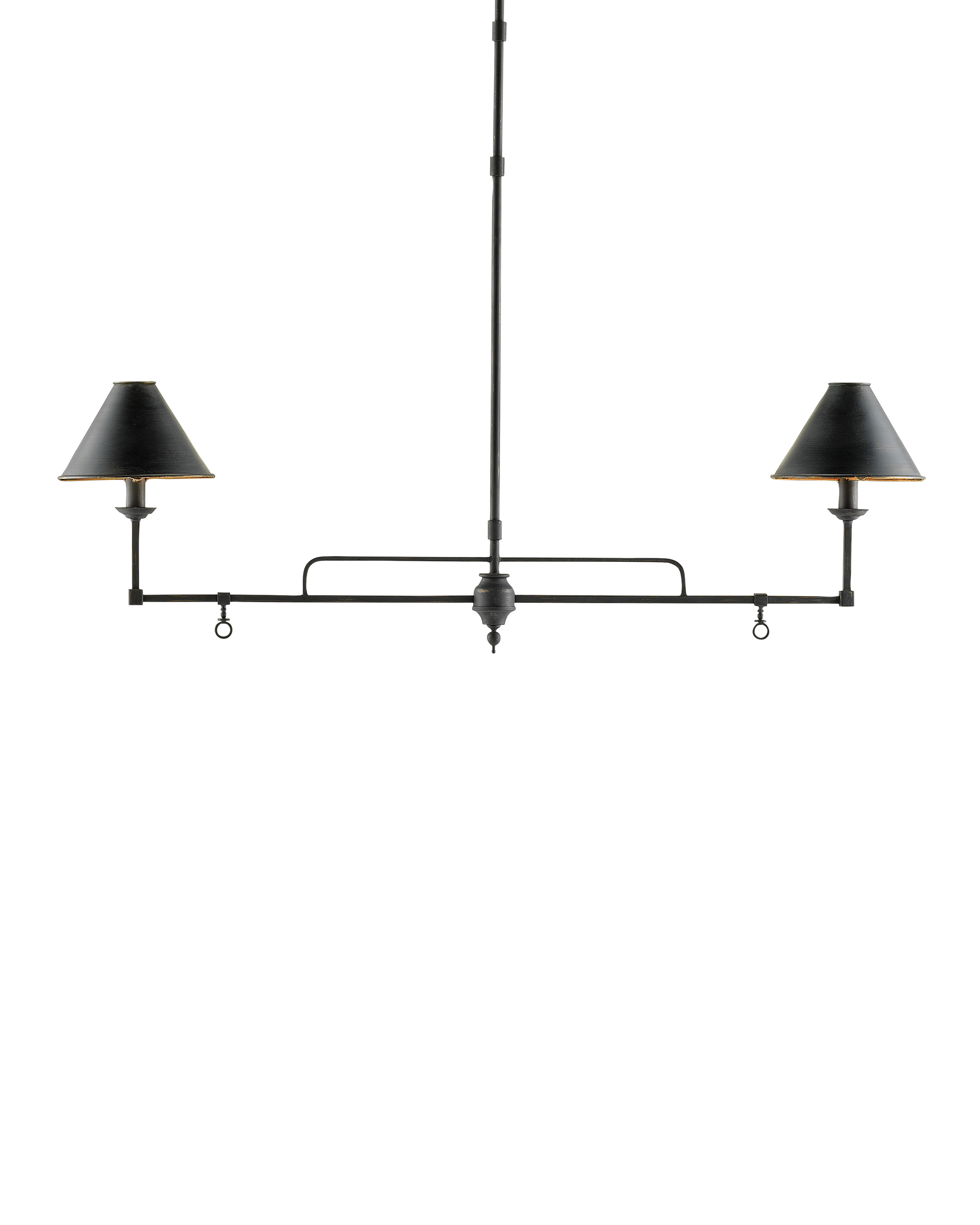 Prosperity Black Rectangular Chandelier