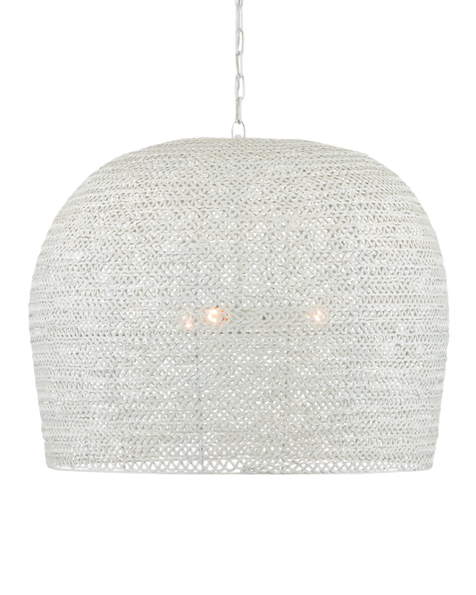 Piero Large White Chandelier