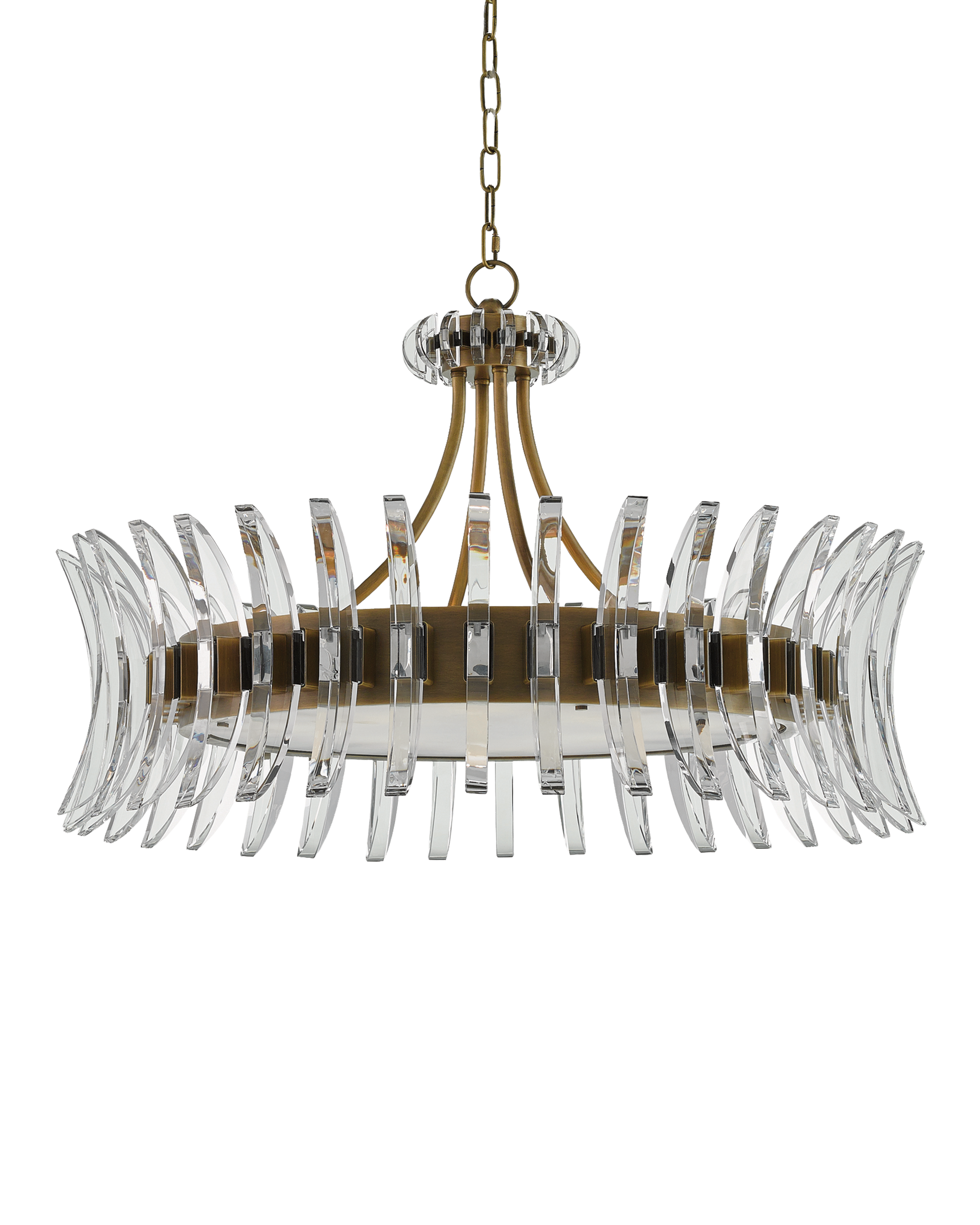 Coquette Brass Chandelier