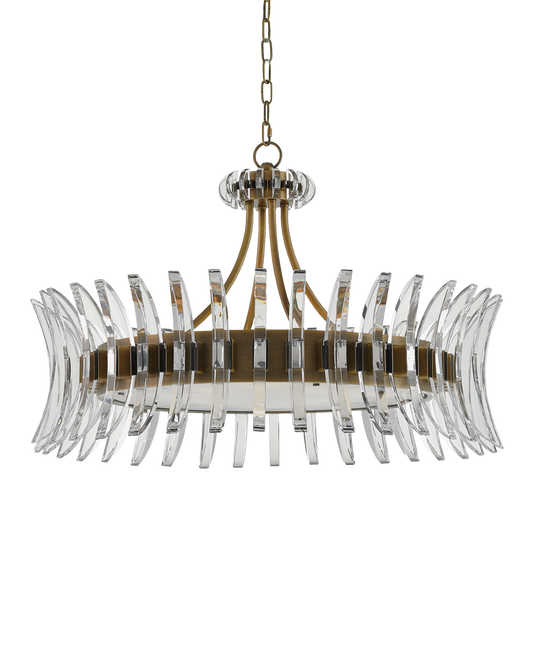 Coquette Brass Chandelier